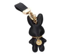 Trendy Rabbits Leather Bag Accessory Contemporary Rabbits Leather Purse Hanging Accessory For Casual Or Social Event