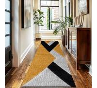 Trendy Realm Nia Lux CollectionRunner Rug - Hallway Carpet Runners, Non-Slip Floor Mats for Kitchen, Living Room, Corridor, Entryway, Door Entrances (Nia, Orcher, 60x220cm)