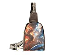trendy Red and Blue Ice and Fire Phoenix women's fanny pack cute black fanny pack for for travel, Red and blue ice and fire Phoenix, 1 size, Red and Blue Ice and Fire Phoenix, 1 size