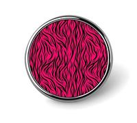 Trendy Red Pink Zebra Print Pins for Backpack - Enamel Pins Cute Jacket Coat Hat Bags Badge Pin, Funny Novelty Unique Button Pin Women Men Fashion Jewelry Accessories