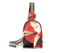 trendy Retro Dragonfly Anime Chinese Style small sling bag waterproof fanny pack for women for day pack, retro dragonfly anime chinese style
