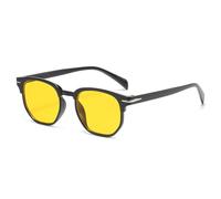 Trendy Retro Sonnenbrille M?nner Frauen Beliebte Quadratische Ovale Sonnenbrille Damen Schwarze Brille UV400 Schutzbrille