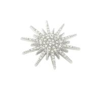 Trendy Rhinestones Studded Star Pin Accessories Suitable for Multiple Occasions Nonslip Clothing Accessory Wedding Accessory