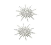 Trendy Rhinestones Studded Star Pin Accessories Suitable for Multiple Occasions Nonslip Clothing Accessory Wedding Accessory