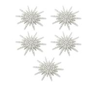 Trendy Rhinestones Studded Star Pin Accessories Suitable for Multiple Occasions Nonslip Clothing Accessory Star Brooch