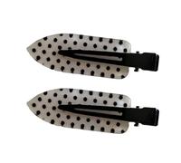 Trendy Round Dot Hair Clip Set of 2 Piece Without Damage Design Barrette Perfect for School Party Daily Use Trendy Clip