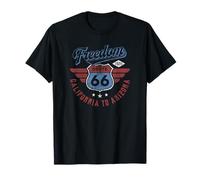 Trendy Route 66 Vintage American Logo T-Shirt