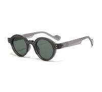 Trendy Runde Sonnenbrille M?nner Punk Doppel Farbe Schattierungen UV400 Frauen Trendy Sonnenbrille