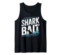 Trendy Shark Bait T Shirt Design for Ocean Lovers Tank Top