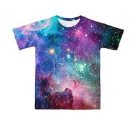 Trendy Short Sleeve Tees Shirts for Kids Boys 2025 Loose Fitting Sports Casual Loose Fit Tops Summer Graphic T Shirts Cute Tourist Costume Tshirt Tee Shirts for Boys Kids Dark Blue