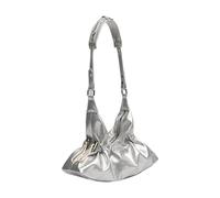 Trendy Shoulder Bag PU Leather Armpit Bags Evening Purse Ruched Handbag Roomy Interior Professional Commuters Essential Punk Styles Ruched Bag