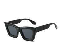 Trendy Simple Men And Women Large Frame Sunglasses Outdoor Driving Commuting Sports Shopping Street Shooting Sun Glasses(Black)