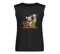 Trendy Sleeveless Hagar The Horrible Happy Hour T Shirt Comics Tee Men T-Shirt Black S