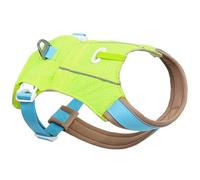 Trendy Soft Meshes Dog Harness for Walking, Green blue XL | Breathable Safe Waterproofed Light Weight Vest for Puppies and Cats, Small Dogs, City Walks and Daily Outings