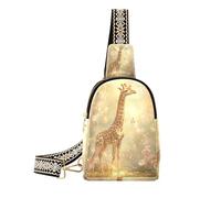 trendy Sweet Giraffe Butterfly body fanny packs anti-theft fanny pack sling bag for travel, sweet Giraffe butterfly, One Size