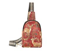 trendy Sweet Sika Deer Red shoulder bag multipurpose backpack purse for women for travel