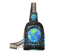 trendy There Is No Planet B Dripping Paint Art bags for girls leather fanny pack cross body for travel, There is no Planet B Dripping paint art, One Size