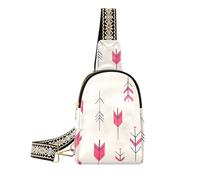 trendy Tourism Illustration Arrow Ruby fanny pack women lightweight fanny pack chest bag for hiking