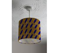 trendy tropical elegant male shirt female dress texture ceiling lamp shade Benjamin Tate Design Natural One Size