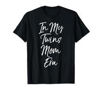 Trendy Twin Gift for Mothers Cute Mama In My Twins Mom Era T-Shirt
