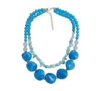 Trendy Two Layer Statement Necklace Portable Acrylic Pendant for Daily Outfits Trendy Women ' s Jewelry