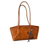 Trendy Underarm Purse Roomy Compartment Soft Strap Evening Bag for Travel Essentials Korean Styles Underarm Bag, Light Brown, Mass Beauty