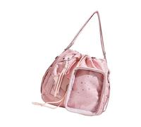 Trendy Unisex Shoulder Bag with Adjustable Strap Large Storage Backpack for Books Writing Items Perfect for Women Pin Display Bag