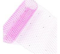 Trendy Veiled Hat Breathable Veiled Sophisticated Female Netting Veil for Women Seeking Elegances and Styles Elegant Netting Fabric