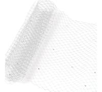 Trendy Veiled Hat Breathable Veiled Sophisticated Female Netting Veil for Women Seeking Elegances and Styles Elegant Netting Fabric