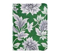 Trendy Vintage Floral Green White Leather Passport Card Holder Cover Combo for travel Wallet Combo Cute Passport Book for men Ultra Slim, trendy vintage floral green white, One Size