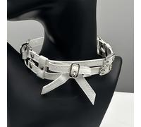 Trendy Vintage Leopard Print Chokers Necklace Decoration For Women Girls Metal Pendant Punk Styles Accessories