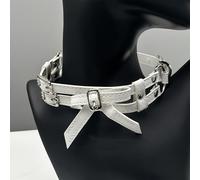 Trendy Vintage Leopard Print Chokers Necklace Decoration For Women Girls Metal Pendant Punk Styles Accessories Trendy Statement Jewelry