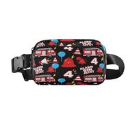 Trendy Waist Pack Crossbody Bag for small businessman 4th Birthday Boy Firefighter Fire Truck Sling Bag Travel Essential with Adjustable Strap Small for Travel Gym Work