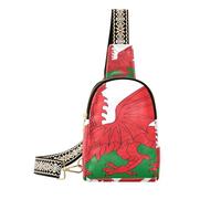 trendy Wales Flag Welsh National Dragon travel fanny pack anti-theft fanny pack cross body for day pack, Wales Flag Welsh National dragon