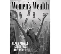 Trendy Wall Decor - Women's Wealth - Funky Inspirational Wall Art for Women Girls, College Decorations Feminist Living Room Bar Bathroom Unframed Poster 8x10 Inch Picture