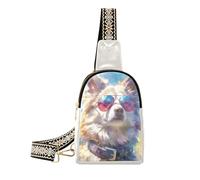 trendy White Husky Dog with Sunglasses bag for woman multipurpose sling bags for women for travel, White husky dog with sunglasses, 1 size, White Husky Dog With Sunglasses, 1 size