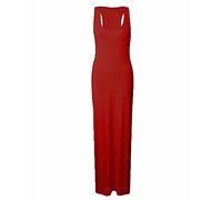 TrendyFashion Womens Summer Maxi Casual Dress Ladies Racer Back Long Beach Dresses Plus Size