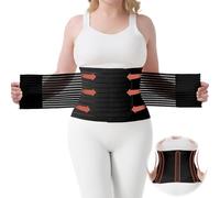 Trendyline Postpartum Belly Wrap for Mums: C Section Recovery Belt with Firm Compression for After Birth Support & Swelling Relief - Adjustable Breathable Abdominal Binder Postnatal Diastasis Recti