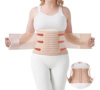 Trendyline Postpartum Belly Wrap for Mums: C Section Recovery Belt with Firm Compression for After Birth Support & Swelling Relief - Adjustable Breathable Abdominal Binder Postnatal Diastasis Recti