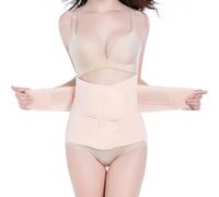 Trendyline Women Postpartum Girdle Corset Recovery Belly Band Wrap Belt Nude
