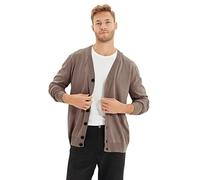 Trendyol Cardigan with V-Neck, Plain, Slim