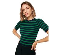 Trendyol-eec Striped Cardigan Navy Blue