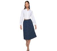 Trendyol FeMan Bodycon Regular fit Knitwear Skirt,Navy Blue,M