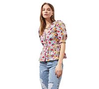 Trendyol FeMan Fitted Basic V Neck Woven Shirt