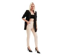Trendyol FeMan High Waist Skinny fit Cigarette Pants Trousers Stone