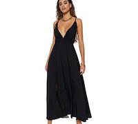 Trendyol FeMan Maxi Basic Regular fit Woven Dress,Black,40