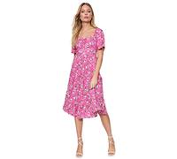 Trendyol FeMan Midi A-line Regular fit Woven Dress Pink
