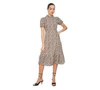 Trendyol FeMan Midi Basic Regular fit Woven Dress Cream