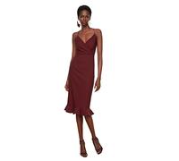 Trendyol FeMan Midi Bodycon Regular fit Woven Dress,Plum,34