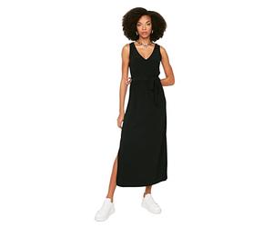 Trendyol FeMan Mini A-line Regular fit Knit Dress Black
